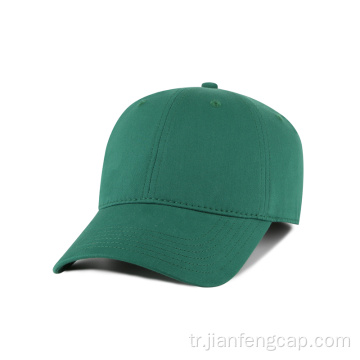 Şeftali fırçalanmış yumuşak renkli boş beyzbol şapkası